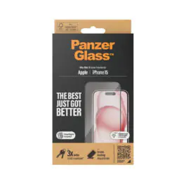 2809 PANZER GLASS APPLE I PHONE 15 & 15PRO UWF WA