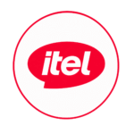 itel Red Speech Bubble Logo